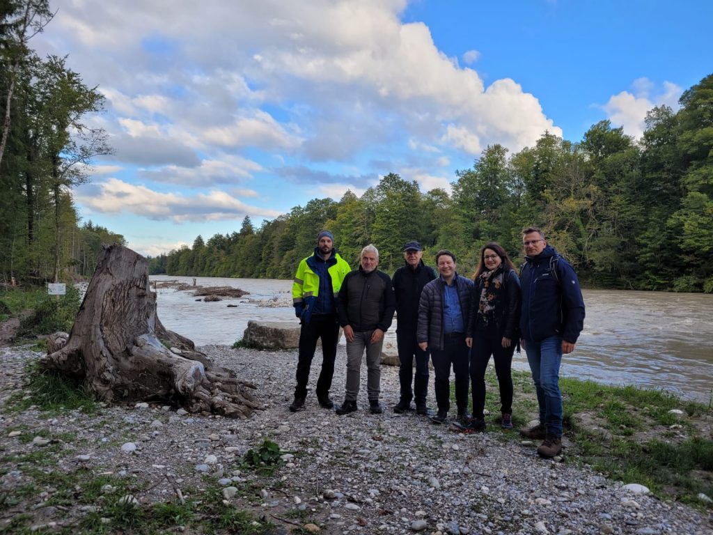 Besichtigung Uferaufweitung Saalach