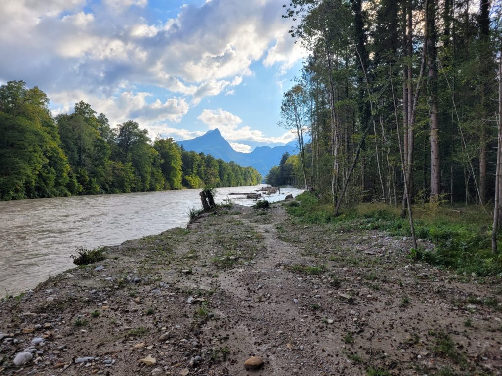 Besichtigung Uferaufweitung Saalach