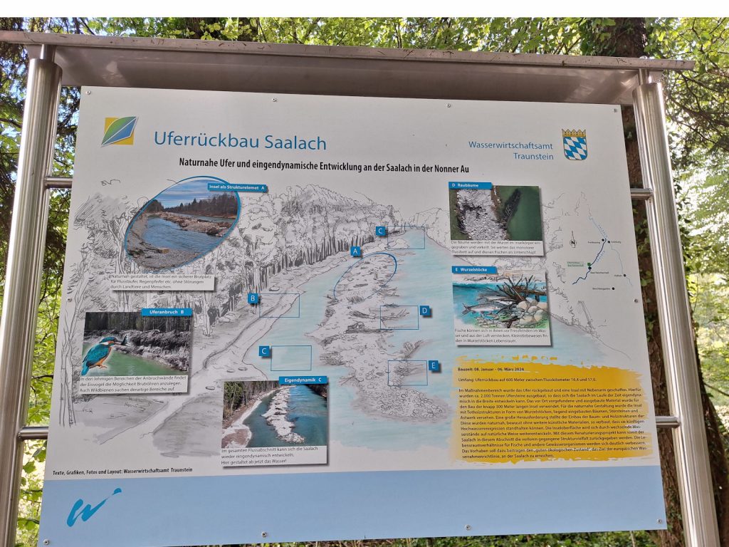 Besichtigung Uferaufweitung Saalach