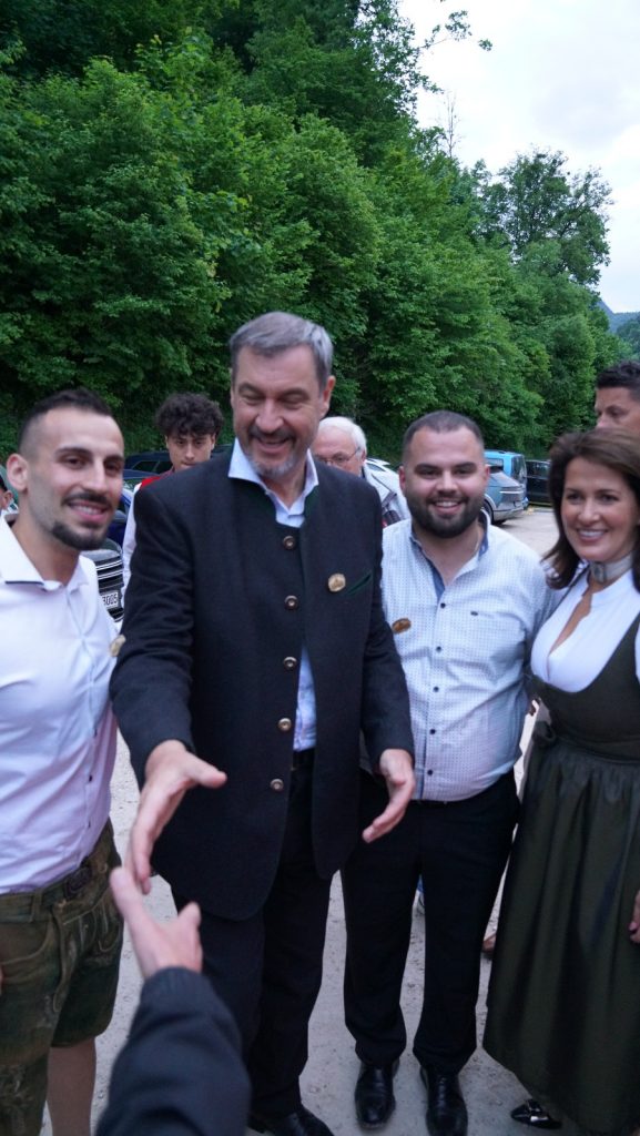Politischer Abend zum 125-jährigen Jubiläum des Saalachthaler Trachtenvereins mit Ministerpräsident Dr. Markus Söder