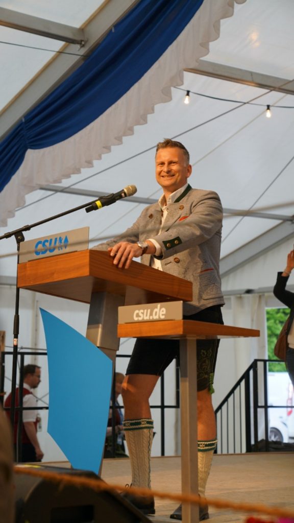 Politischer Abend zum 125-jährigen Jubiläum des Saalachthaler Trachtenvereins mit Ministerpräsident Dr. Markus Söder