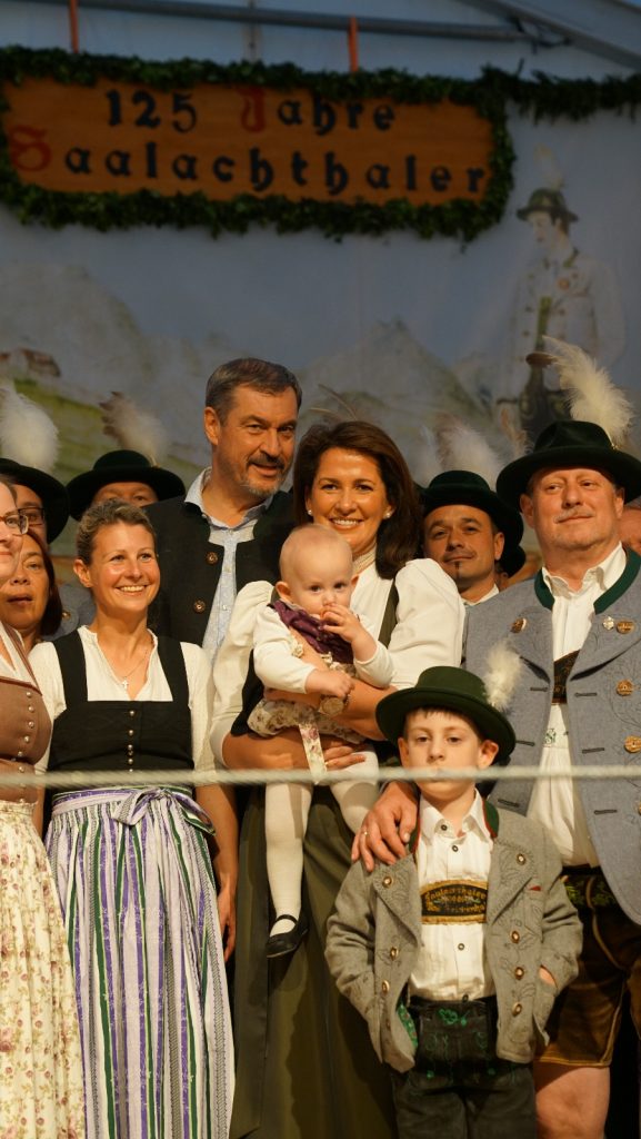 Politischer Abend zum 125-jährigen Jubiläum des Saalachthaler Trachtenvereins mit Ministerpräsident Dr. Markus Söder