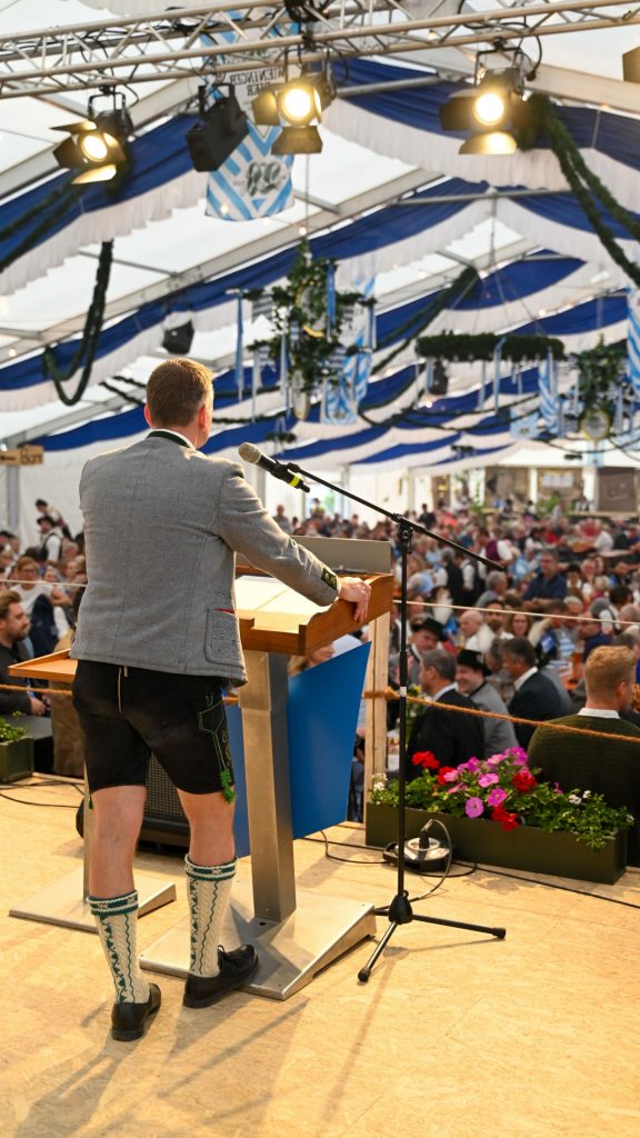Politischer Abend zum 125-jährigen Jubiläum des Saalachthaler Trachtenvereins mit Ministerpräsident Dr. Markus Söder